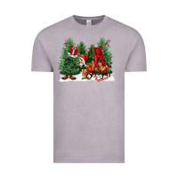 Vintage Zinc christmas santa Vintage Tee - FaDigitalArtStudio