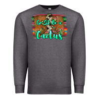 Charcoal Heather go sit on a cactus Premium Sweatshirt - JahusDesignShop