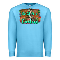 Ocean Blue go sit on a cactus Premium Sweatshirt - JahusDesignShop
