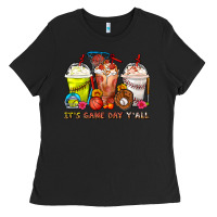 Black It's Game Day Y'all Softball,Baseball,Basketball C Ladies Tee - FaDigitalArtStudio