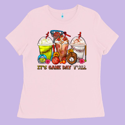 It's Game Day Y'all Softball,baseball,basketball C Ladies Tee Designed By Fadigitalartstudio