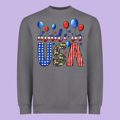 Made In Usa Heavyweight Sweatshirt Designed By Jahusdesignshop