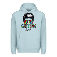 Blue Mist autism dad Premium Hoodie - CowhideDigitalArt