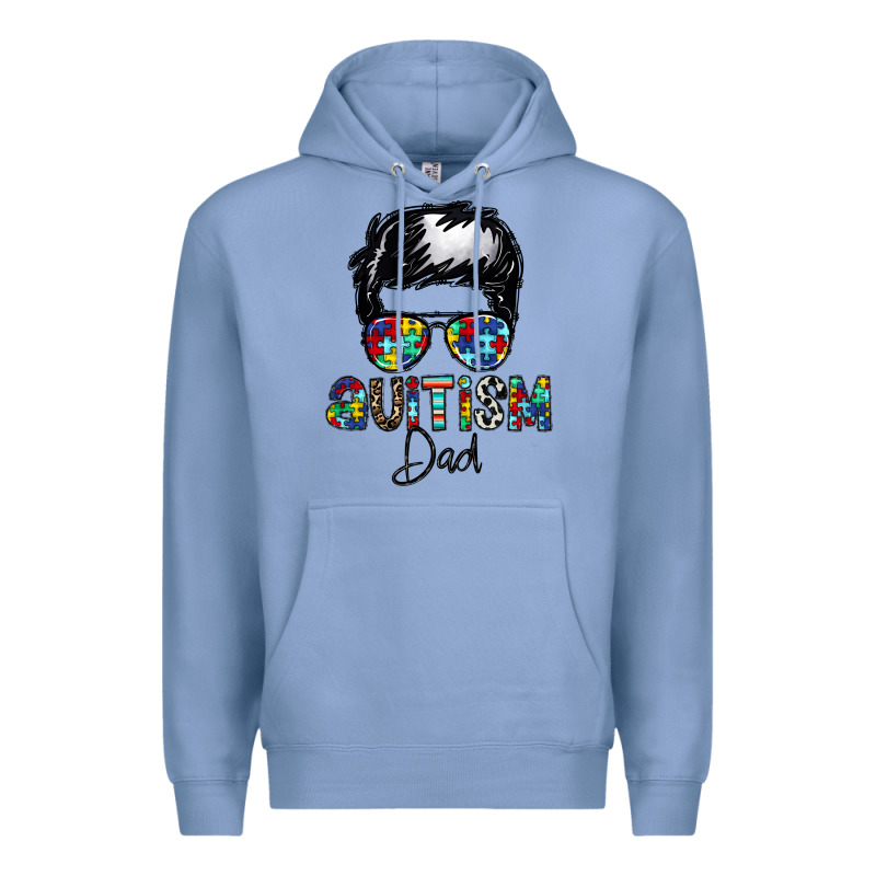 Autism Dad Premium Hoodie by CowhideDigitalArt | Teevron