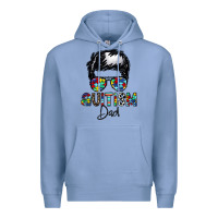 Colony Blue autism dad Premium Hoodie - CowhideDigitalArt