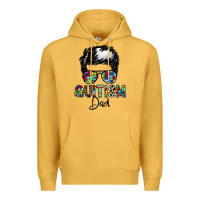 Mustard autism dad Premium Hoodie - CowhideDigitalArt