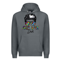 Rock autism dad Premium Hoodie - CowhideDigitalArt