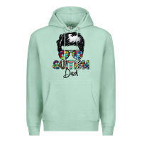 Seafoam autism dad Premium Hoodie - CowhideDigitalArt
