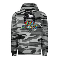 Slate Camo autism dad Premium Hoodie - CowhideDigitalArt