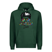 Sports Green autism dad Premium Hoodie - CowhideDigitalArt