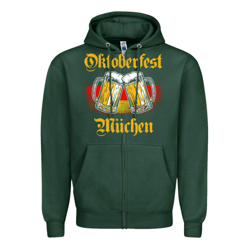 Oktoberfest Munich Zipper Hoodie by baoMotion | Teevron