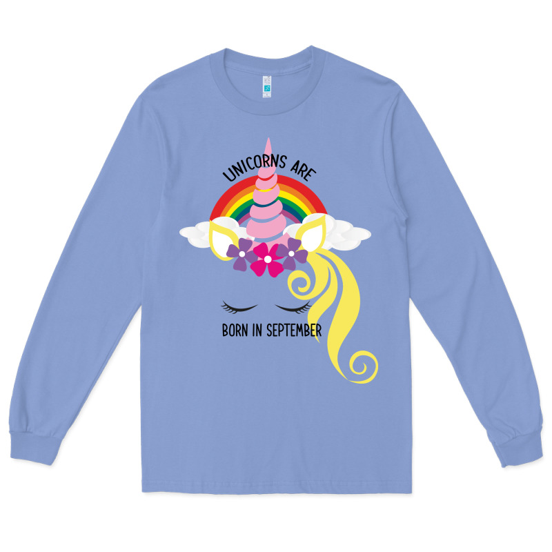 Unicorns Are Born In September Long Sleeve Tee by Bettercallsaul | Teevron