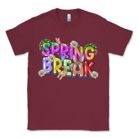 Burgundy Spring break Easter Day Classic Tee - CowGirlArtShop
