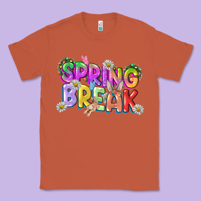 Spring Break Easter Day Classic Tee Designed By Cowgirlartshop