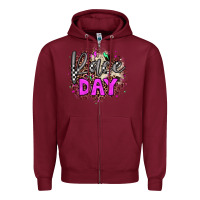 Burgundy race day Zipper Hoodie - JahusDesignShop