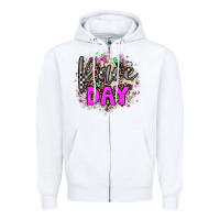 White race day Zipper Hoodie - JahusDesignShop