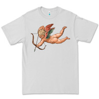 Dove Grey cupid olivia Premium Tee - OliviaCreatesArt