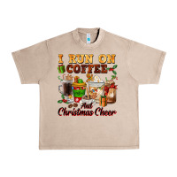 French Oak i run on coffee and christmas cheer Urban Heavy Tee - FaDigitalArtStudio