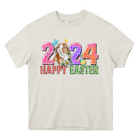 Cream 2024 happy easter Heavy Core Tee - CowGirlArtShop