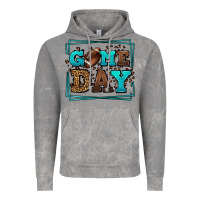 Cloud Rock Game day American Football leopard frame Vintage Hoodie - LillyAllenDesigns