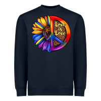 Navy love is love Heavyweight Sweatshirt - JahusDesignShop