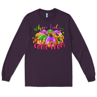 Plum where babies come from Long Sleeve Tee - LillyAllenDesigns