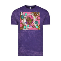 Cloud Purple Cowboy Bunny Easter Tumbler Vintage Tee - BundleAndBundleShop