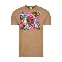 Vintage Coffee Cowboy Bunny Easter Tumbler Vintage Tee - BundleAndBundleShop