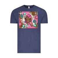 Vintage Denim Cowboy Bunny Easter Tumbler Vintage Tee - BundleAndBundleShop