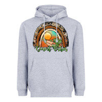 Heather Grey desert vibes rainbow Heavyweight Hoodie - JahusDesignShop