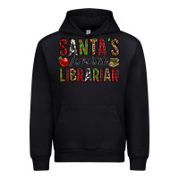 Black santa's favorite librarian Urban Hoodie - Jasminsmagicworld