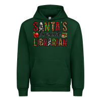 Forest Green santa's favorite librarian Urban Hoodie - Jasminsmagicworld
