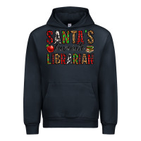 Navy santa's favorite librarian Urban Hoodie - Jasminsmagicworld