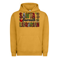 Santa's Favorite Librarian Urban Hoodie | Teevron