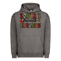 Pigment Tornado santa's favorite librarian Urban Hoodie - Jasminsmagicworld