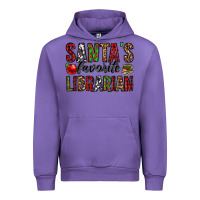 Tulip santa's favorite librarian Urban Hoodie - Jasminsmagicworld