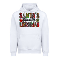 White santa's favorite librarian Urban Hoodie - Jasminsmagicworld
