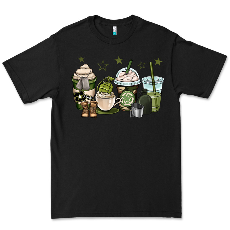 Us Army Coffee Cups Premium Tee by OliviaCreatesArt | Teevron