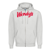 Dove Grey wendy's Zipper Hoodie - baoMotion
