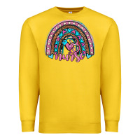 Lemon leopard cowhide nurse rainbow Premium Sweatshirt - JahusDesignShop