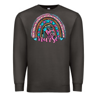 Smoke leopard cowhide nurse rainbow Premium Sweatshirt - JahusDesignShop