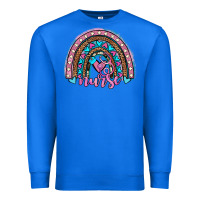 True Royal leopard cowhide nurse rainbow Premium Sweatshirt - JahusDesignShop