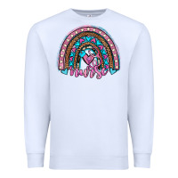 White leopard cowhide nurse rainbow Premium Sweatshirt - JahusDesignShop