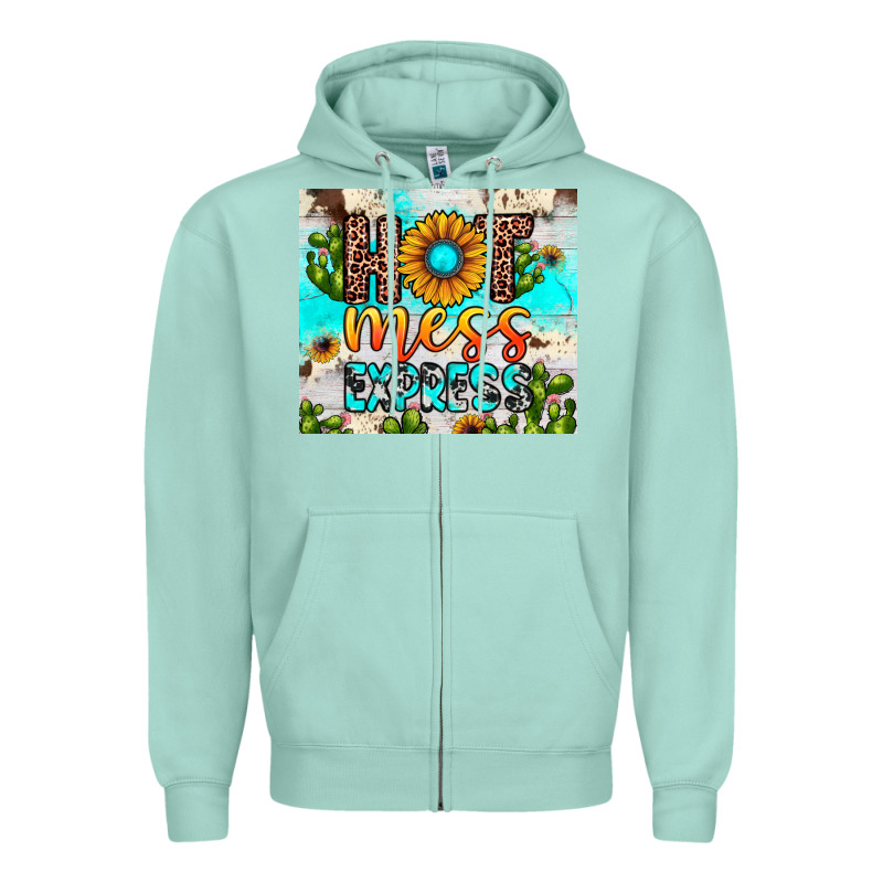 Hot Mess Express Zipper Hoodie by JahusDesignShop | Teevron
