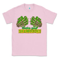 Bubblegum Pink Shake Your Shamrocks St. Patrick's Day Classic Tee - CowGirlArtShop