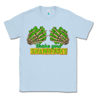 Dusty Blue Shake Your Shamrocks St. Patrick's Day Classic Tee - CowGirlArtShop