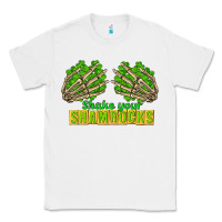 White Shake Your Shamrocks St. Patrick's Day Classic Tee - CowGirlArtShop