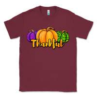 Burgundy halloween pumpkins thankful Classic Tee - Jasminsmagicworld