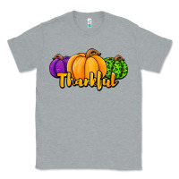 Heather Grey halloween pumpkins thankful Classic Tee - Jasminsmagicworld