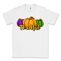 White halloween pumpkins thankful Classic Tee - Jasminsmagicworld